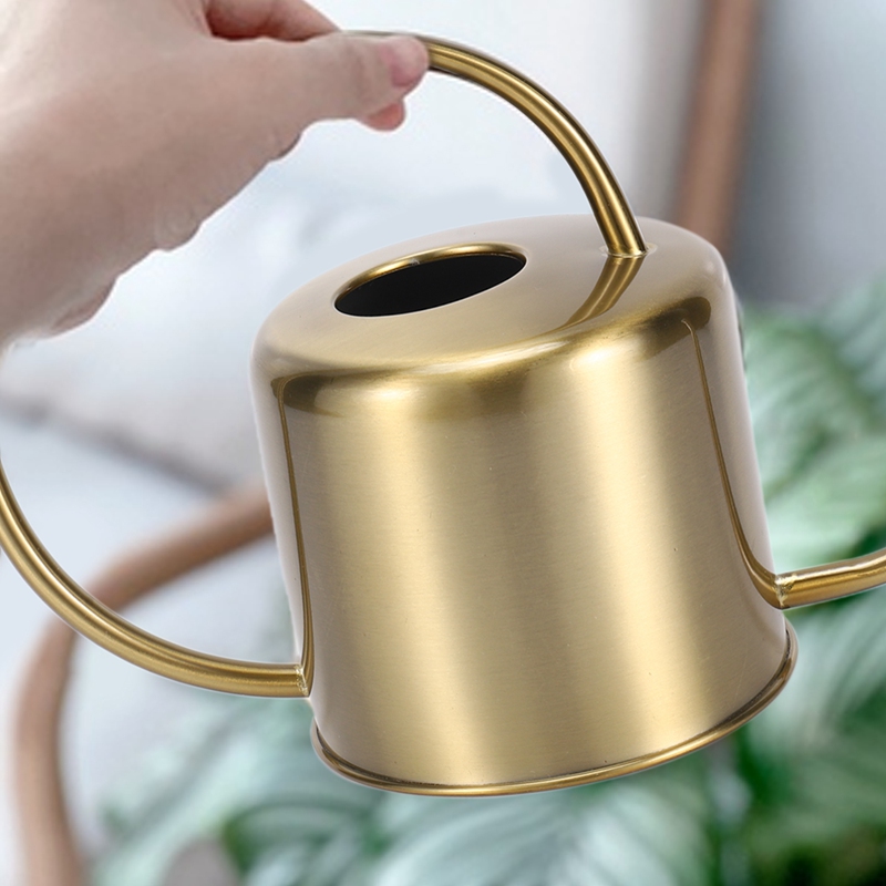 Watering Can - กระป๋ำรดน้ำ RALCA สีทอง สแตนเลส 1300 มล.