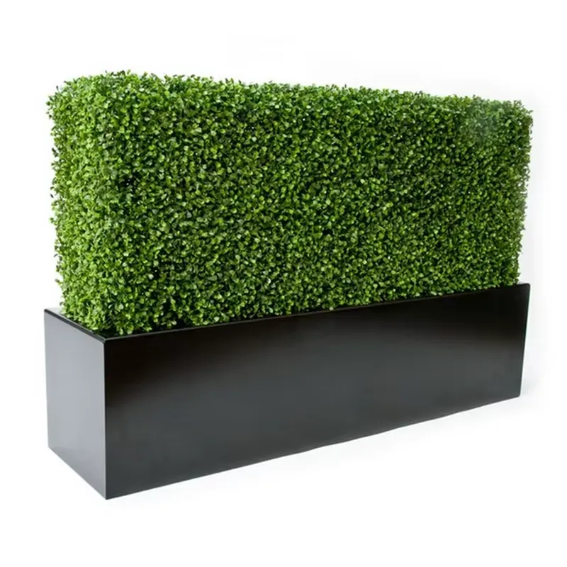 Vertical Planter - CQ-001 แผงหญ้าเทียมแนวตั้งทำมือเป็นมิตรกับสิ่งแวดล้อม พร้อมกล่องพลาสติกสำหรับปลูกต้นไม้ กำแพงต้นไม้ประดับ ป้องกันรังสียูวี