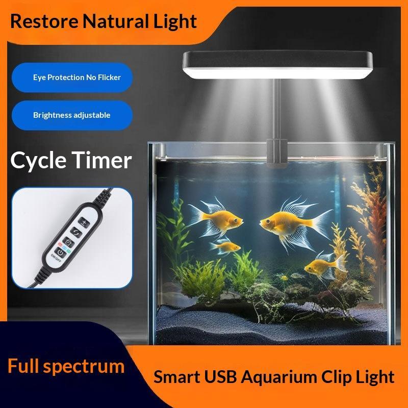 Grow Light Led - ไฟ LED สำหรับตู้ปลาแบบสเปกตรัมเต็ม ปรับได้ 360 องศา