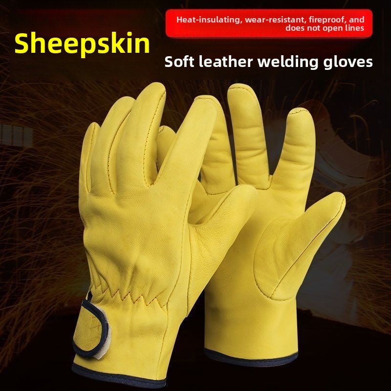 ถุงมือทำงานหนังแกะคู่หนึ่ง สำห - Garden Gloves บทวิจารณ์และราคา