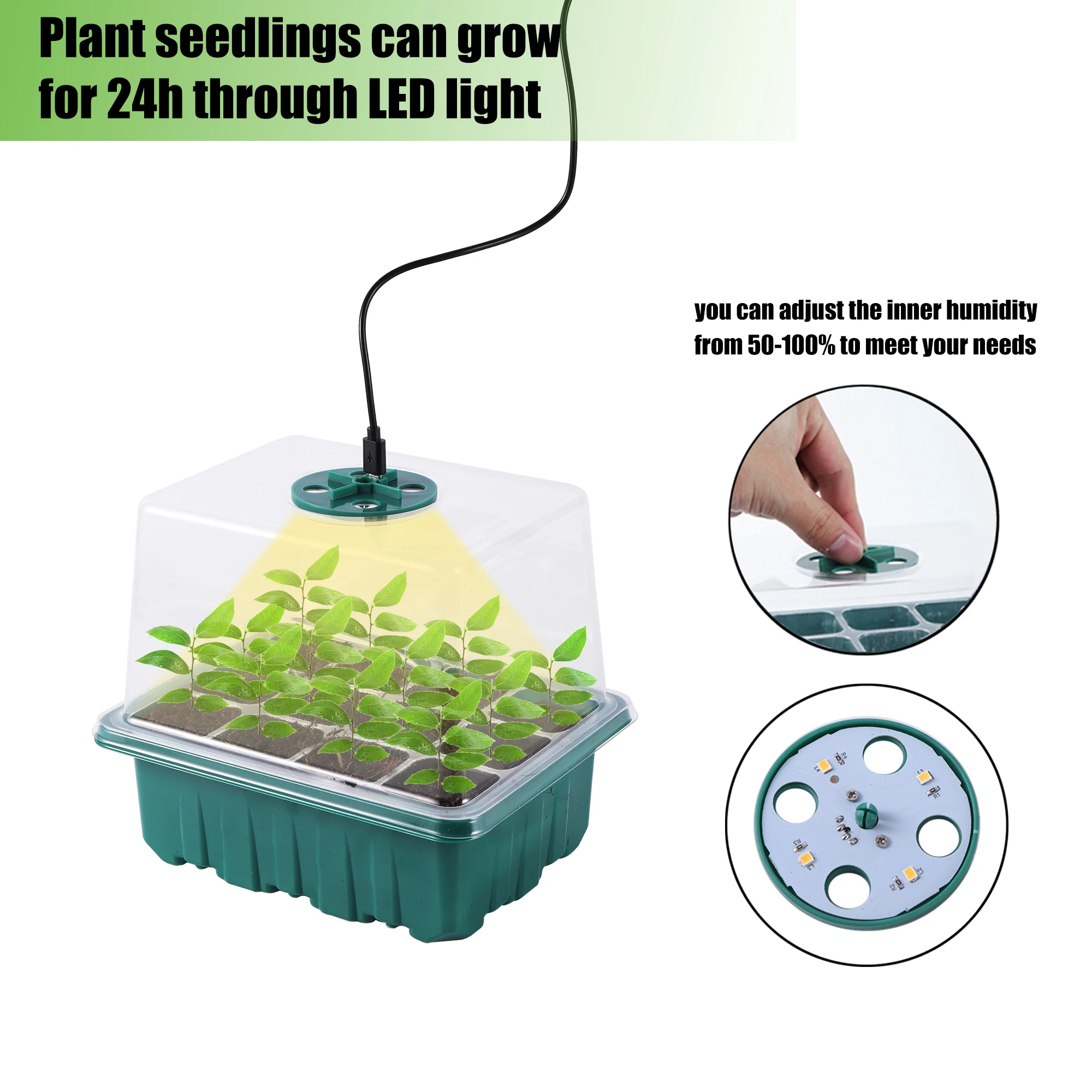 5 แพ็ค/เซ็ต Seed Starter ถาดพื - Seed Starter Tray บทวิจารณ์และราคา