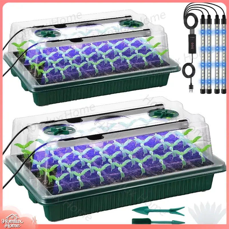ถาดเพาะเมล็ด 2 แพ็ค พร้อมชุดเร - Seed Starter Tray บทวิจารณ์และราคา