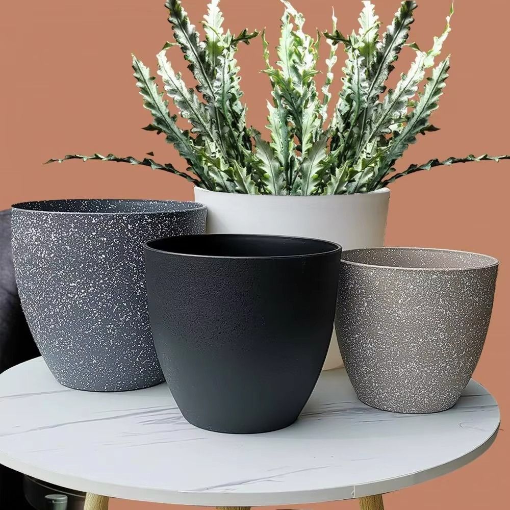 Frosted หินเทียมบอนไซกระถางดอก - Self Watering Planter บทวิจารณ์และราคา