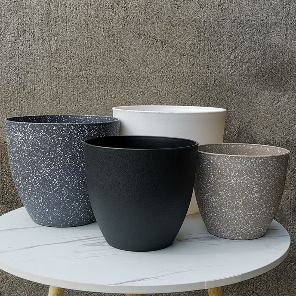 Frosted หินเทียมบอนไซกระถางดอก - Self Watering Planter บทวิจารณ์และราคา