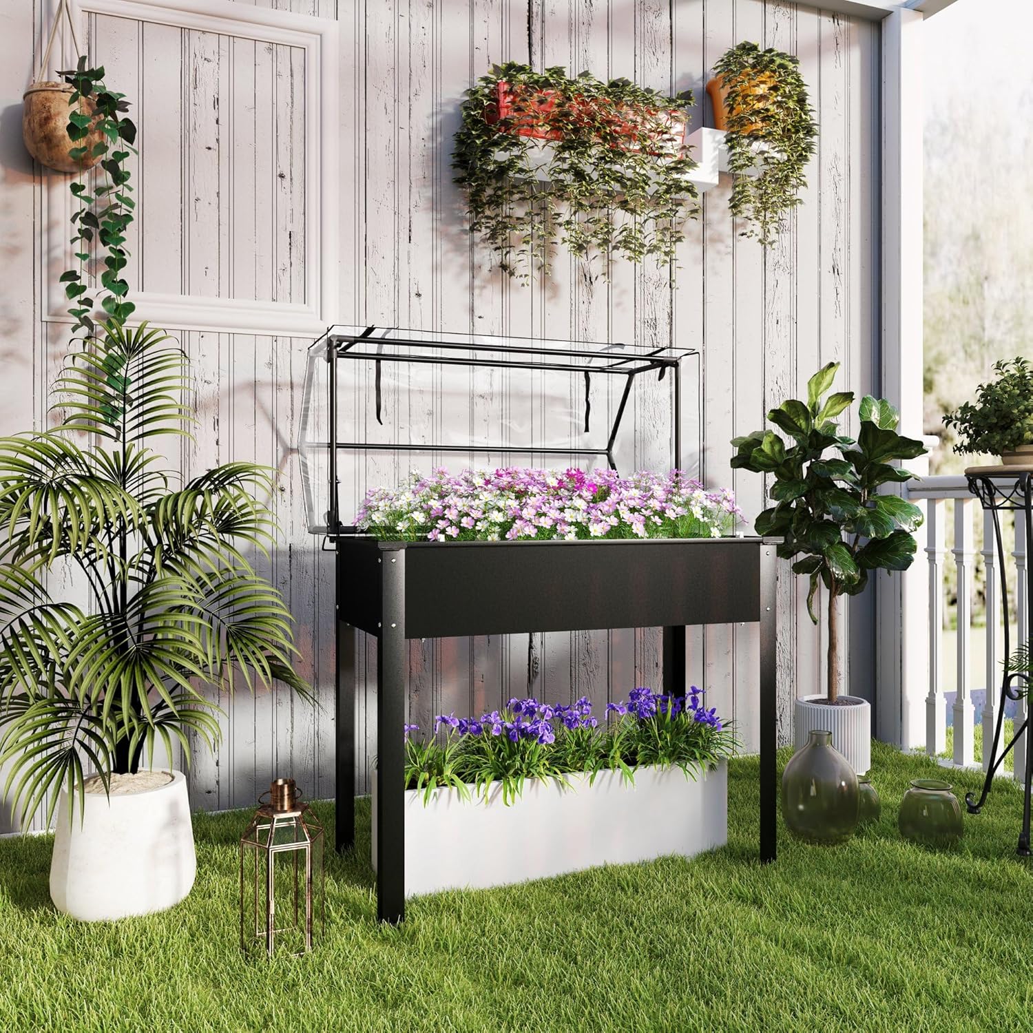 แปลงปลูกผักยกพื้นสำหรับใช้งานก - Raised Garden Bed บทวิจารณ์และราคา
