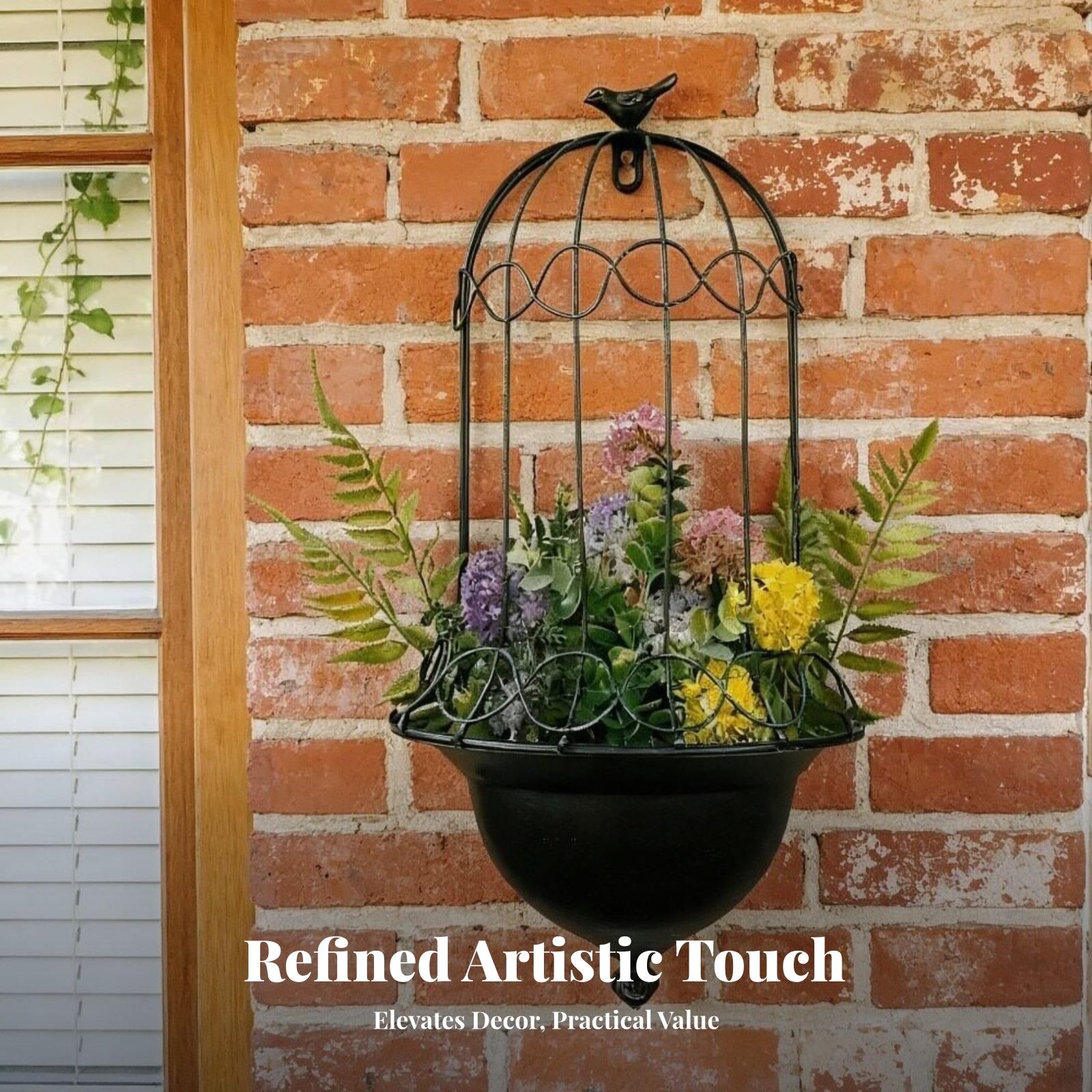 กระถางต้นไม้ติดผนัง ดีไซน์กรงน - Vertical Planter บทวิจารณ์และราคา