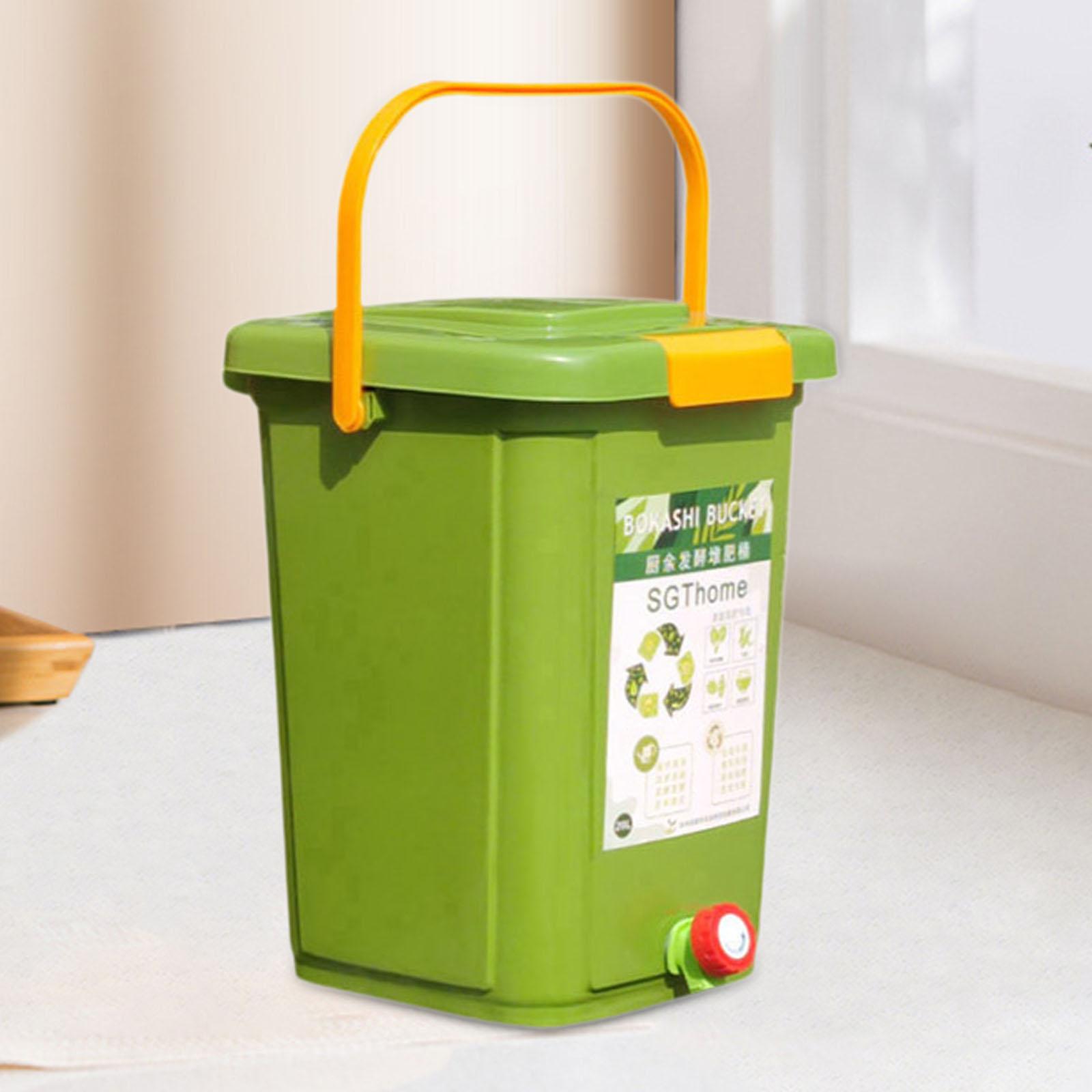 ถังหมักปุ๋ยบนเคาน์เตอร์แบบปิดผ - Compost Bin บทวิจารณ์และราคา