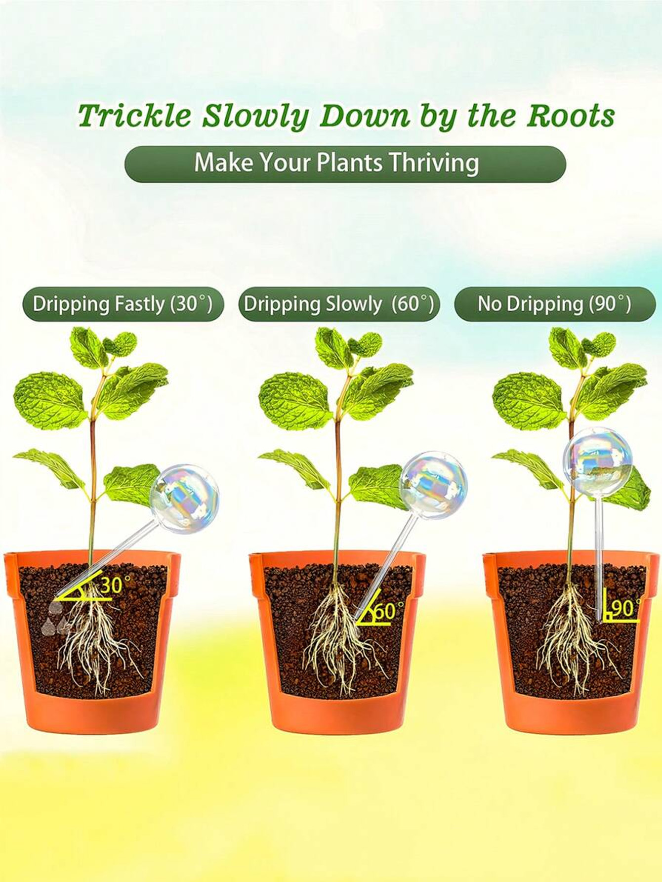 1/2/4 ชิ้น หัวฉีดน้ำรดน้ำอัตโน - Trowel Garden Tools บทวิจารณ์และราคา