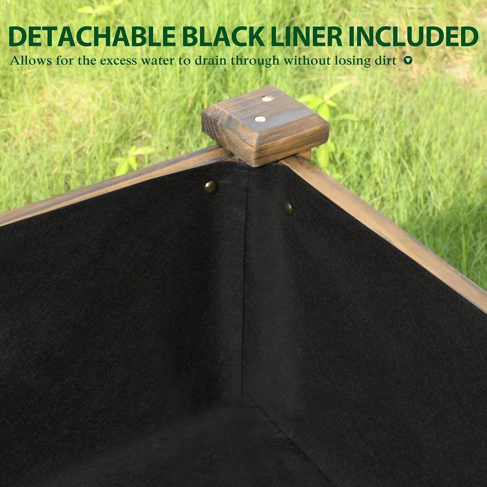 แปลงปลูกผักยกพื้นขนาดใหญ่ 48x2 - Raised Garden Bed บทวิจารณ์และราคา