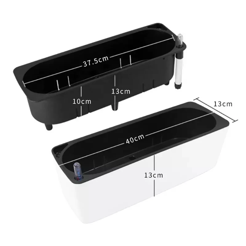 กระถางดอกไม้ทรงสี่เหลี่ยมผืนผ้ - Self Watering Planter บทวิจารณ์และราคา