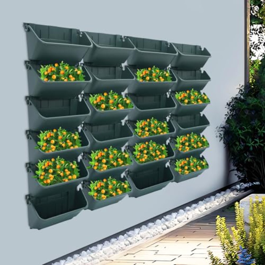 กระถางปลูกต้นไม้แนวตั้งสำหรับใ - Vertical Planter บทวิจารณ์และราคา