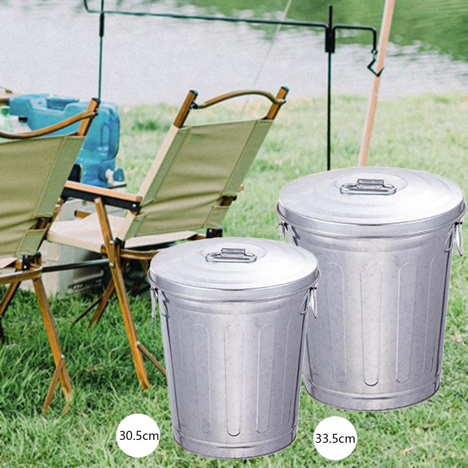 ถังขยะโลหะกลางแจ้งทรงกลม ดีไซน - Compost Bin บทวิจารณ์และราคา
