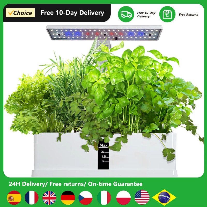 ระบบปลูกพืชไฮโดรโพนิกส์อัจฉริย - Hydroponic Kit บทวิจารณ์และราคา