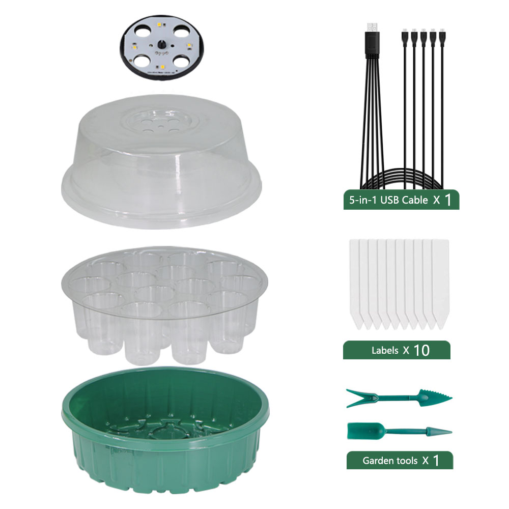 เมล็ด Growth ถาดโปร่งใสเต็มรูป - Seed Starter Tray บทวิจารณ์และราคา