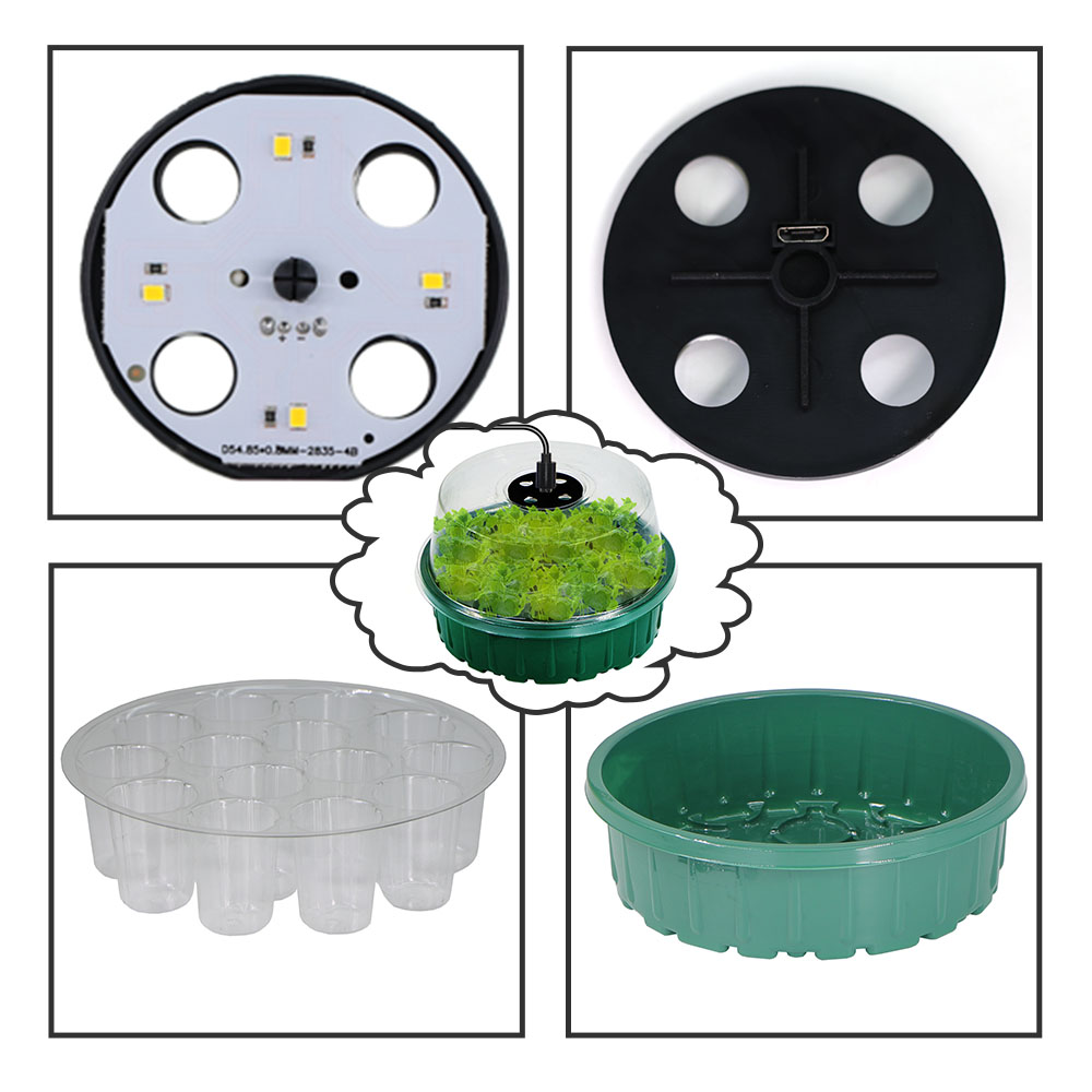 เมล็ด Growth ถาดโปร่งใสเต็มรูป - Seed Starter Tray บทวิจารณ์และราคา