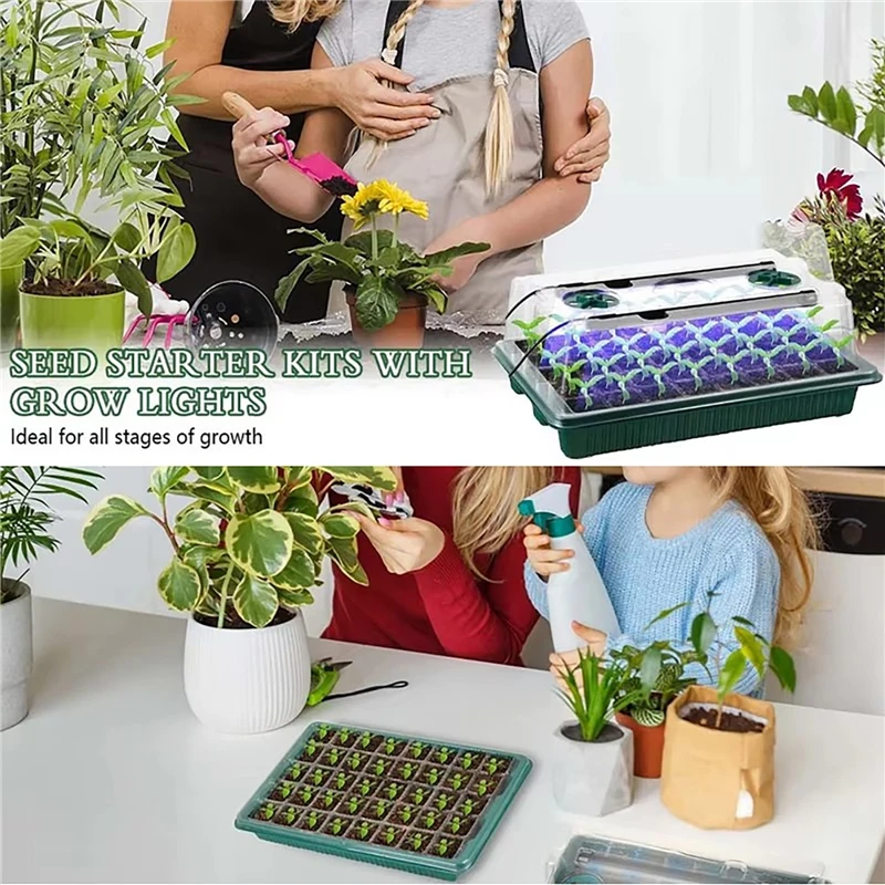 ชุดถาดเพาะเมล็ดพร้อมไฟปลูกต้นไ - Seed Starter Tray บทวิจารณ์และราคา