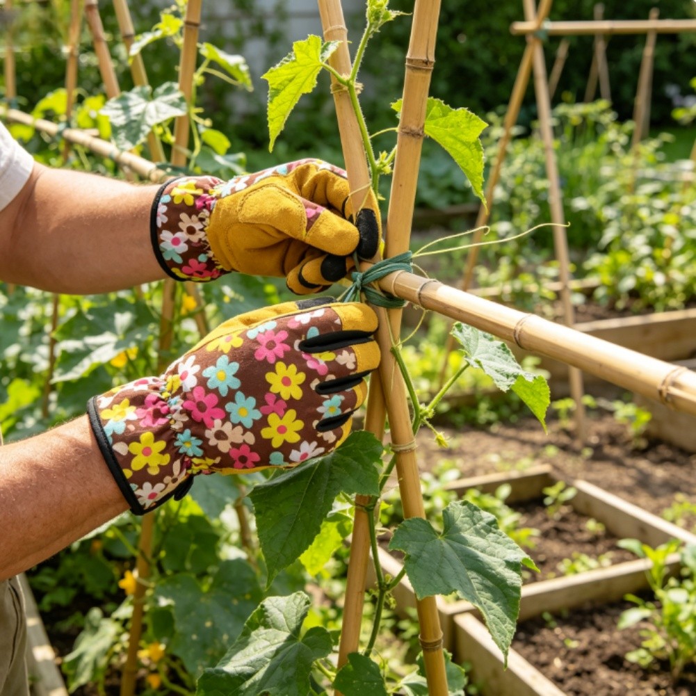 ถุงมือทำสวนแบบไม่มีนิ้วสำหรับต - Garden Gloves บทวิจารณ์และราคา