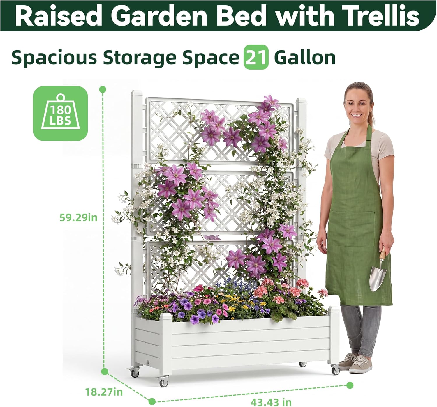 โครงตาข่ายสำหรับแปลงปลูกยกพื้น - Raised Garden Bed บทวิจารณ์และราคา