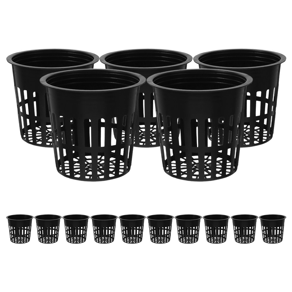 15 ชิ้น กระถางตาข่ายพลาสติกสำห - Plant Pot บทวิจารณ์และราคา