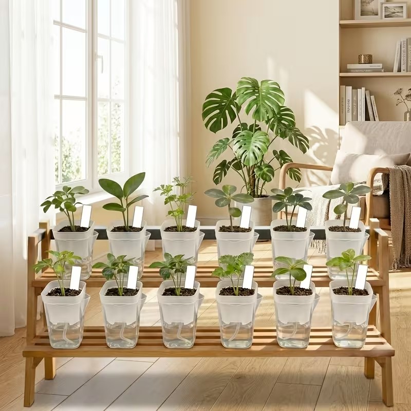 กระถางปลูกต้นไม้แบบรดน้ำเอง 16 - Self Watering Planter บทวิจารณ์และราคา