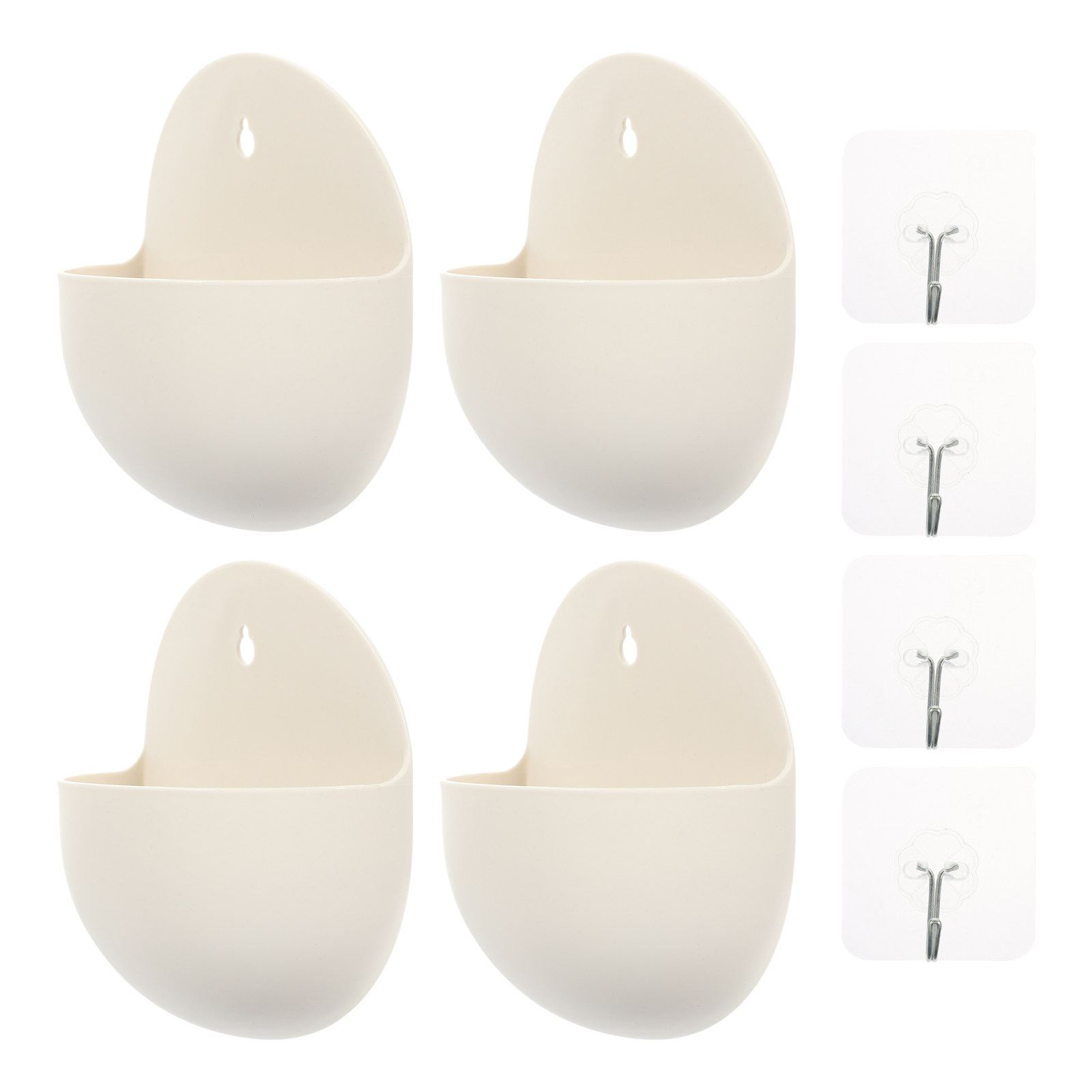 4 ชิ้น กระถางดอกไม้สำหรับระเบี - Vertical Planter บทวิจารณ์และราคา