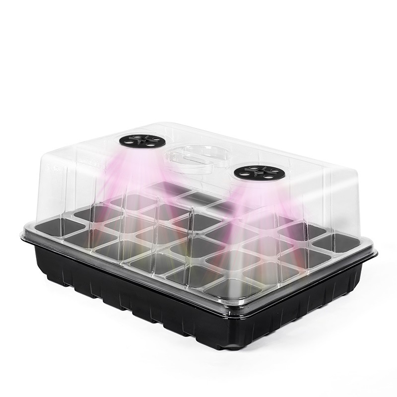 ชุดเริ่มต้นเพาะเมล็ดพร้อมไฟปลู - Seed Starter Tray บทวิจารณ์และราคา