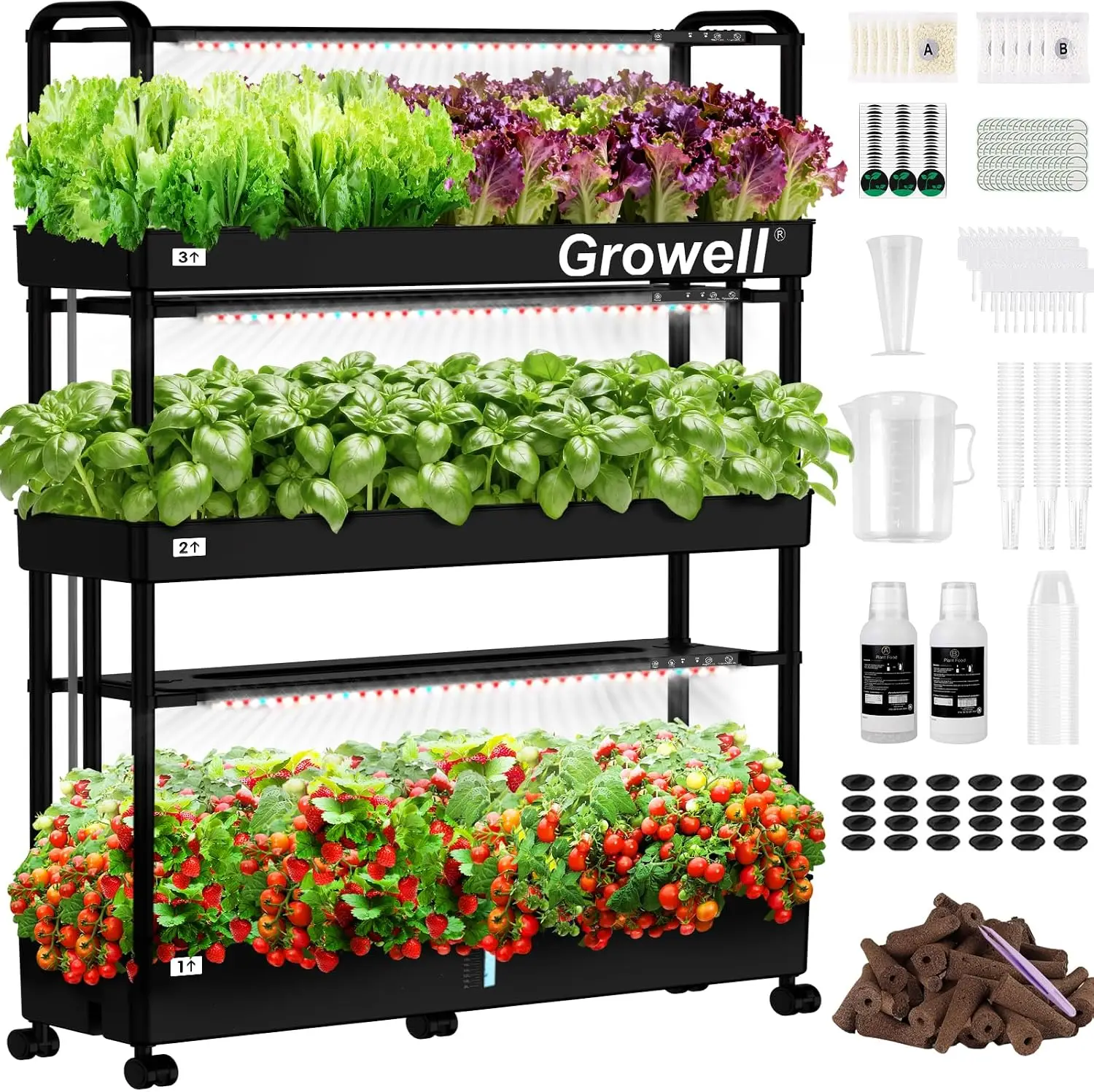 ชุดระบบปลูกพืชไฮโดรโปนิกส์ขนาด - Hydroponic Kit บทวิจารณ์และราคา