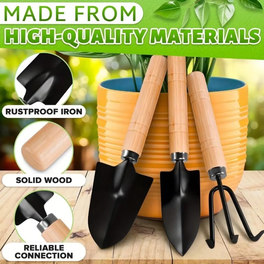 ชุดเครื่องมือทำสวนขนาดเล็ก 3 ช - Trowel Garden Tools บทวิจารณ์และราคา