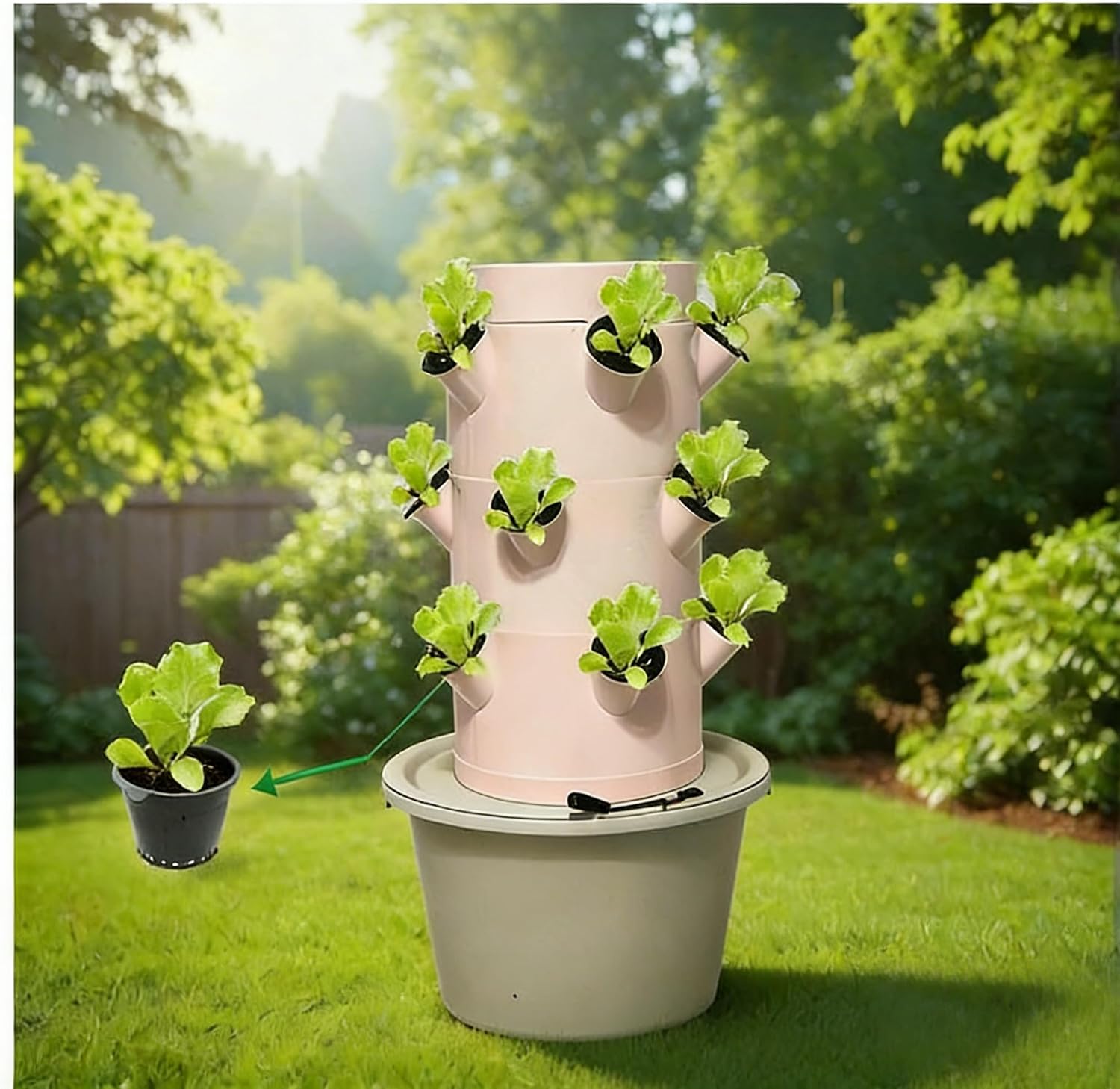 ระบบปลูกผักไฮโดรโพนิกส์แนวตั้ง - Hydroponic Kit บทวิจารณ์และราคา